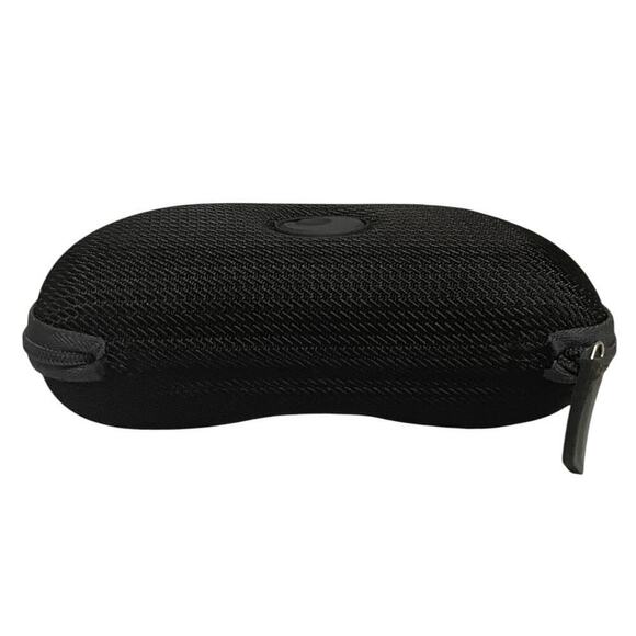 Costa Clamshell Zip Closure Sunglasses Hard Case Black With Black “C” Logo - Picture 7 of 7